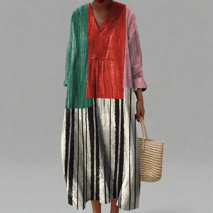 Galatea - Robe Géométrique Élégante au Design Moderne et Unique