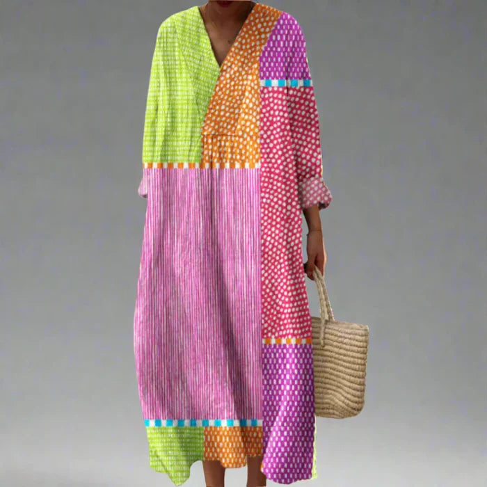 Galatea - Robe Géométrique Élégante au Design Moderne et Unique