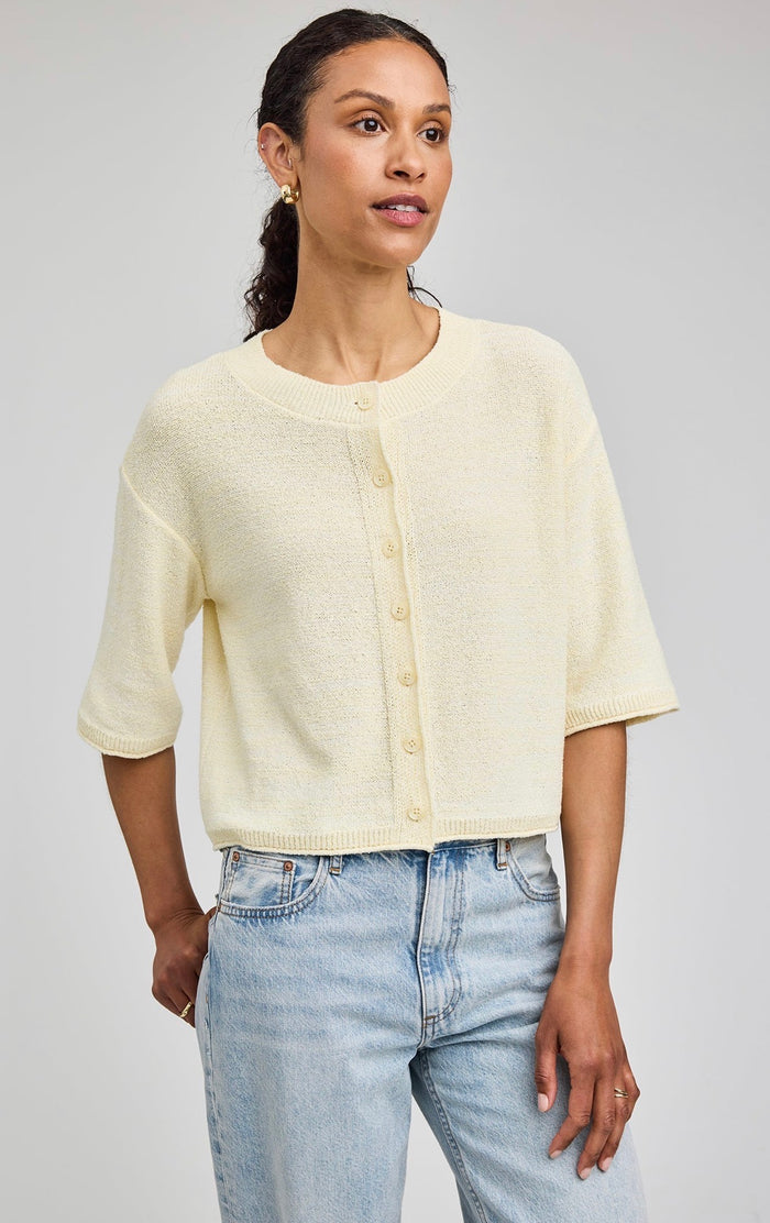 Genevieve Cardigan - Cornsilk