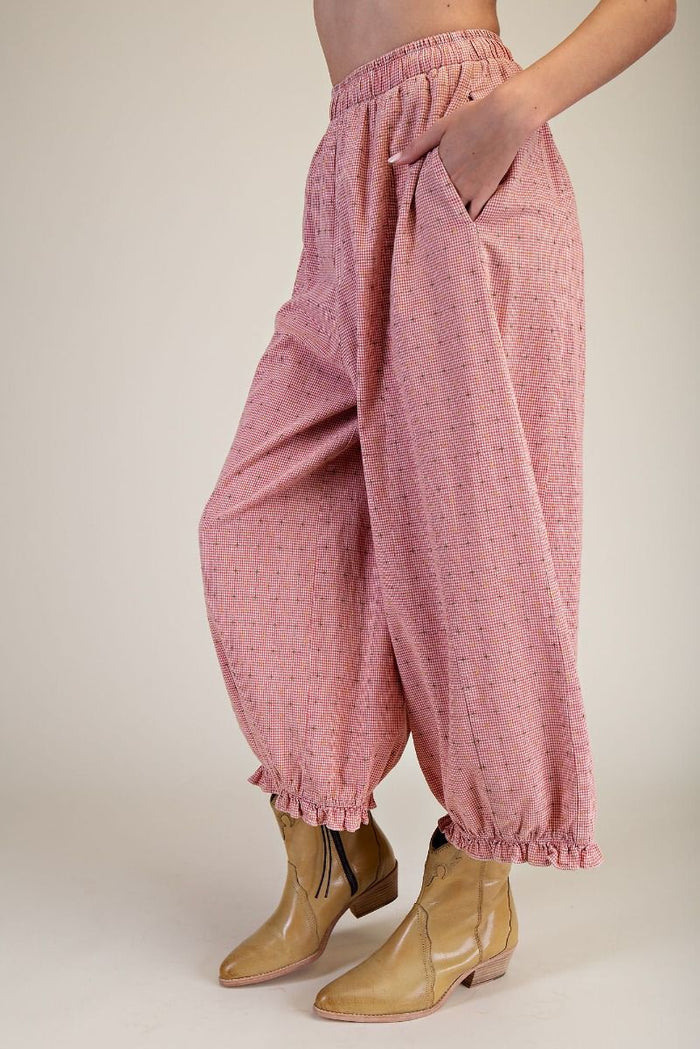 GINGHAM SET, RED
