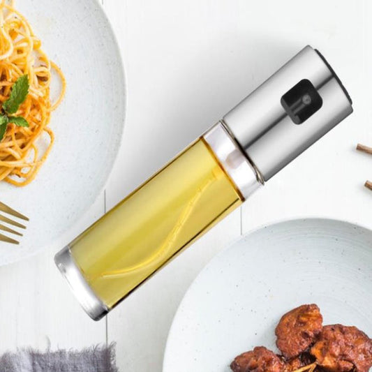 Glass Barbecue Spray Oil Bottle, Kitchen Oil Bottle, Vinegar Spray Bottle