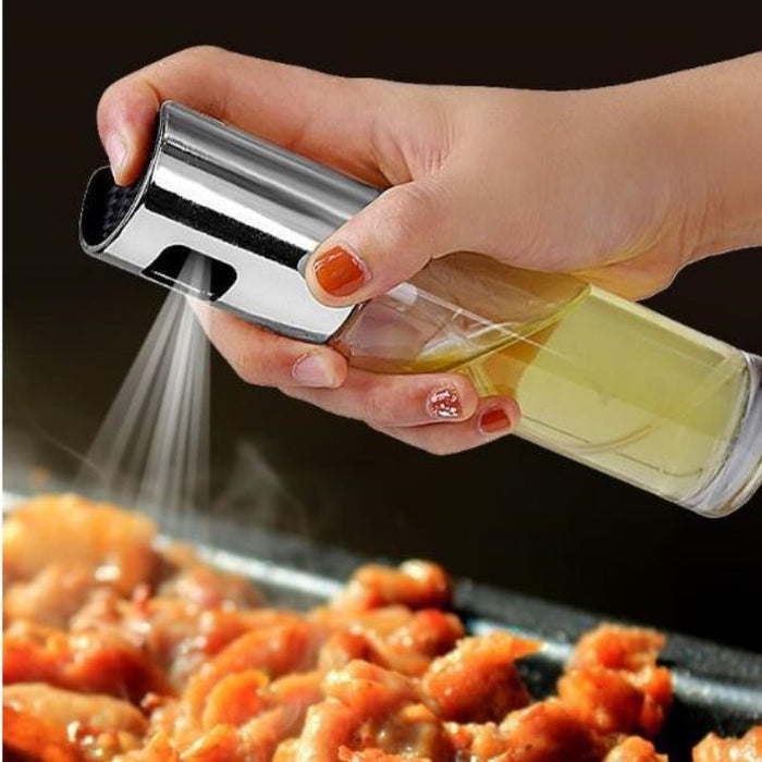 Glass Barbecue Spray Oil Bottle, Kitchen Oil Bottle, Vinegar Spray Bottle