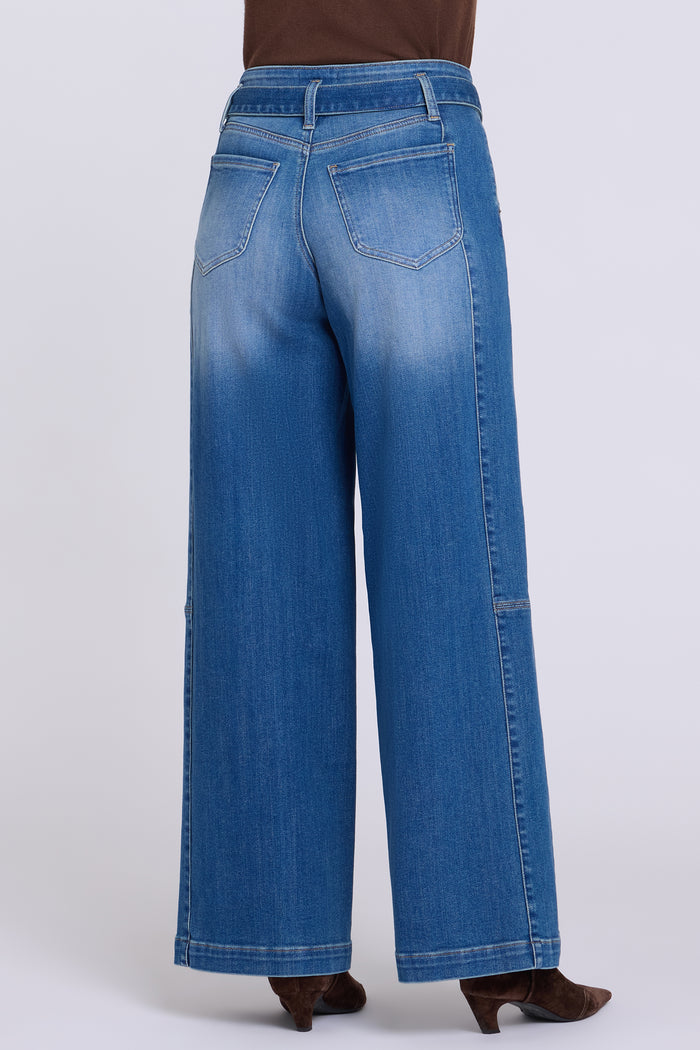 Gracie Wide Leg Jeans - Agave