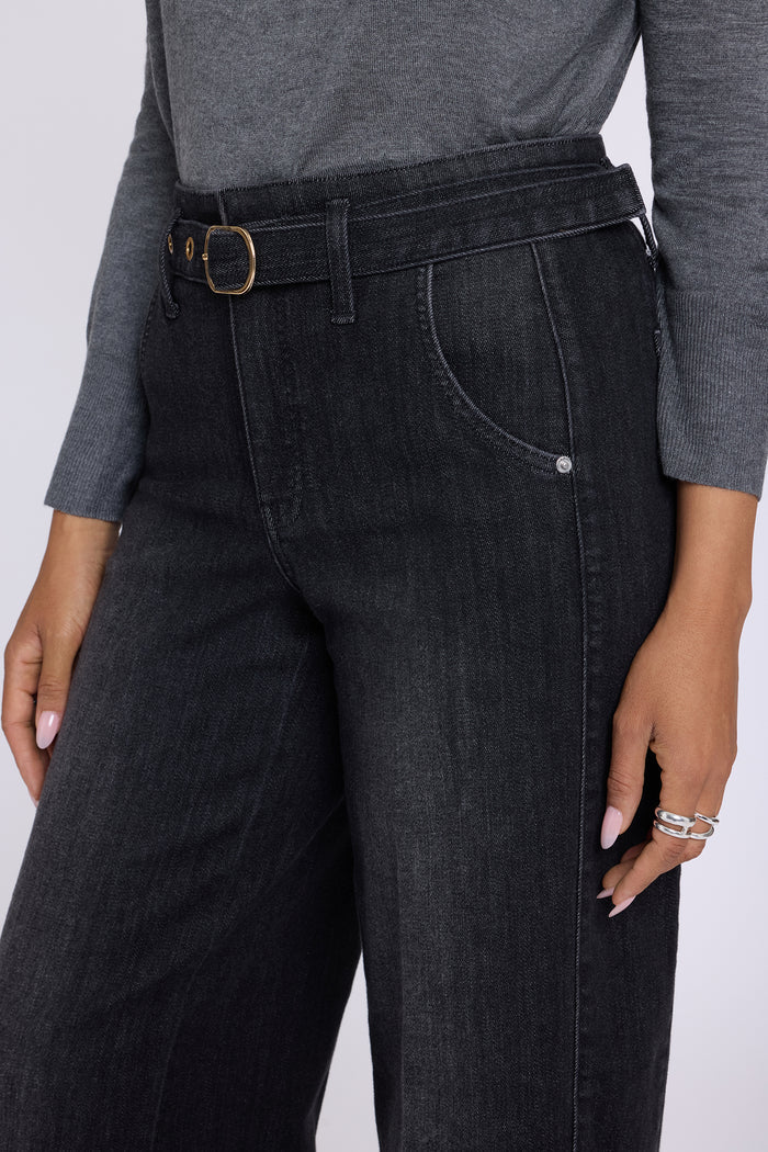 Gracie Wide Leg Jeans - Viola Black