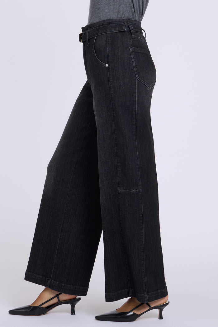Gracie Wide Leg Jeans - Viola Black