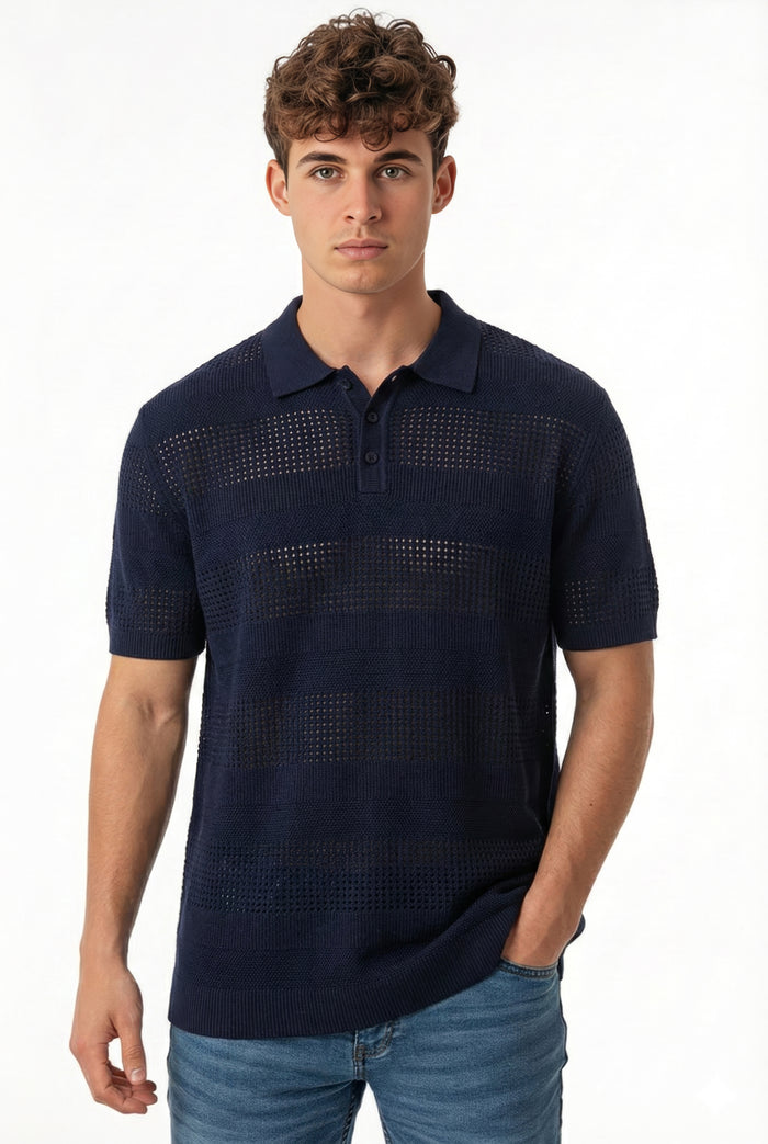 Half Button Polo