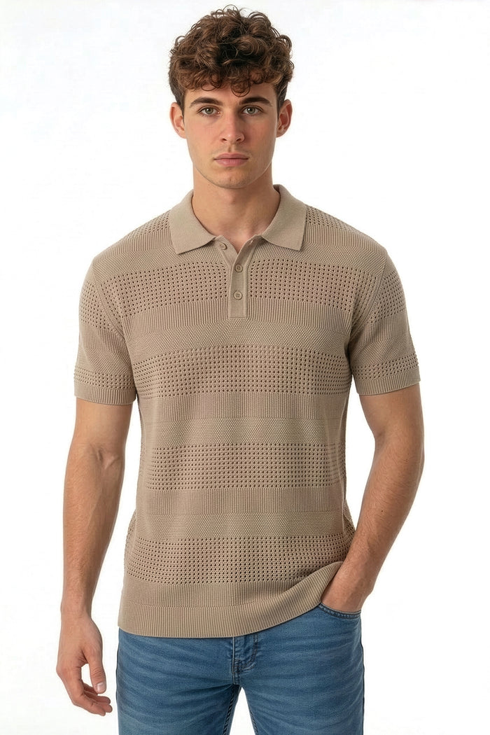 Half Button Polo