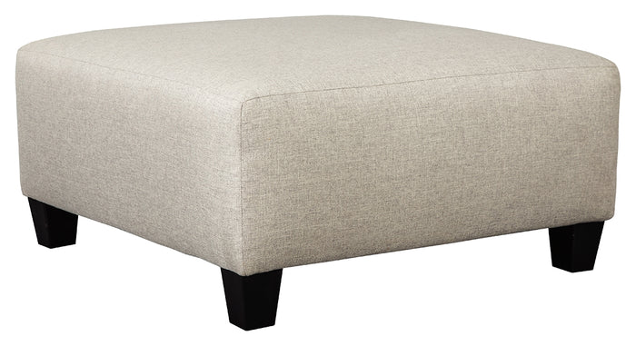Hallenberg 4150108 Fog Oversized Accent Ottoman