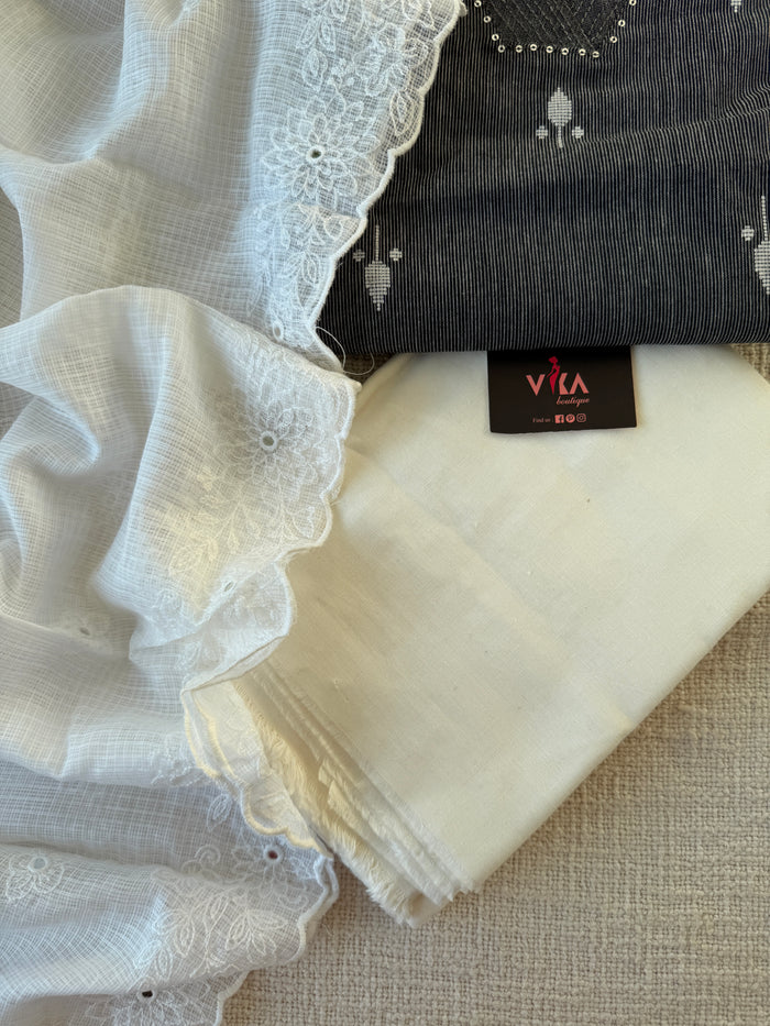 Handloom cotton salwar suit material