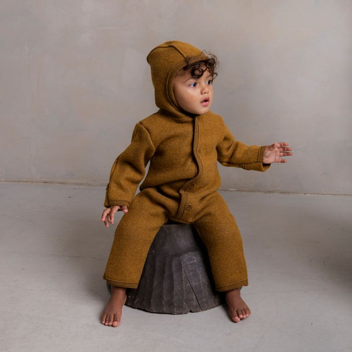 Harvest Baby & Kids Overall - Boiled Merino Wool  - Copper