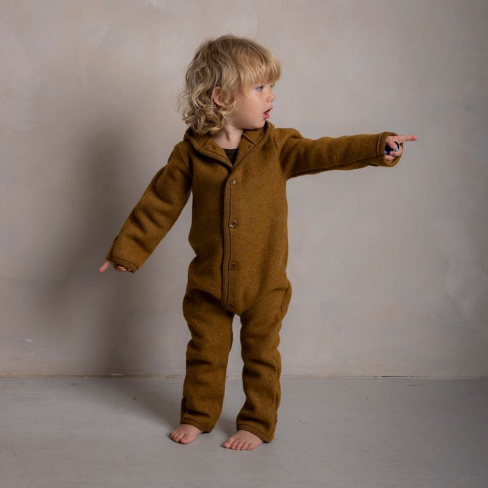 Harvest Baby & Kids Overall - Boiled Merino Wool  - Copper