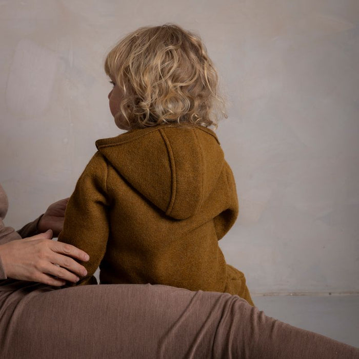 Harvest Baby & Kids Overall - Boiled Merino Wool  - Copper