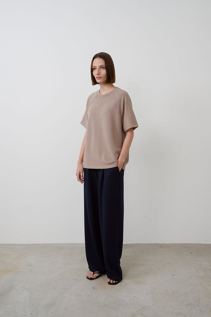 【HER&SHE 2025AW】Double-faced symbol Raglan T-shirt (25 F/W)
