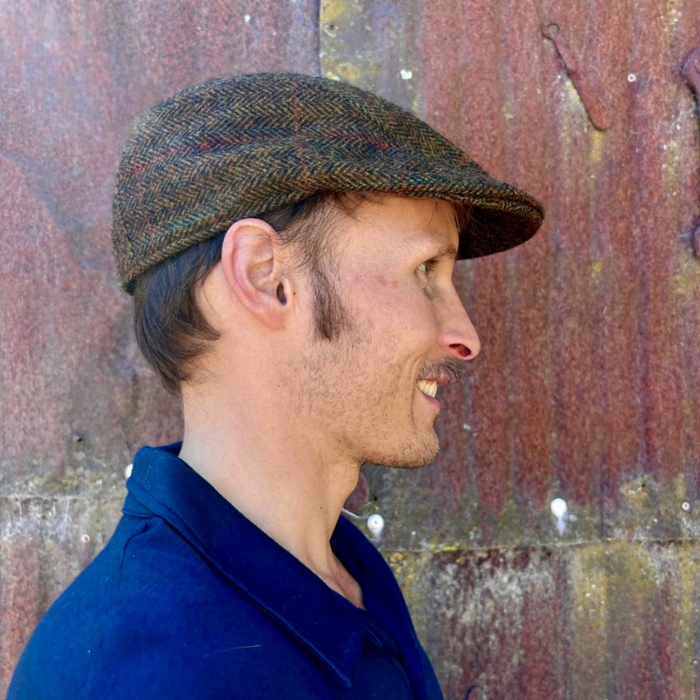 Hills Hats - Castleford English Tweed Premium Duckbill (HHCD)Castleford Brown