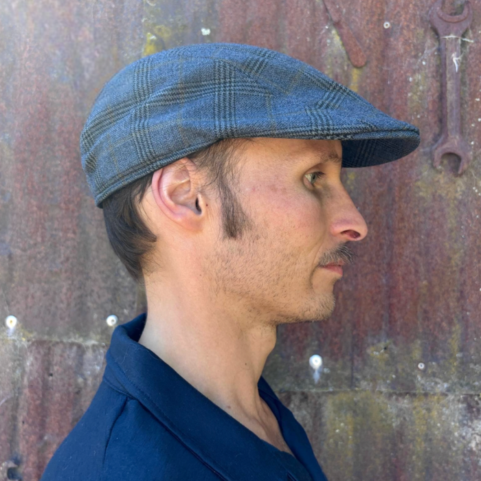 Hills Hats - English Wool Premium Duckbill Powers Check