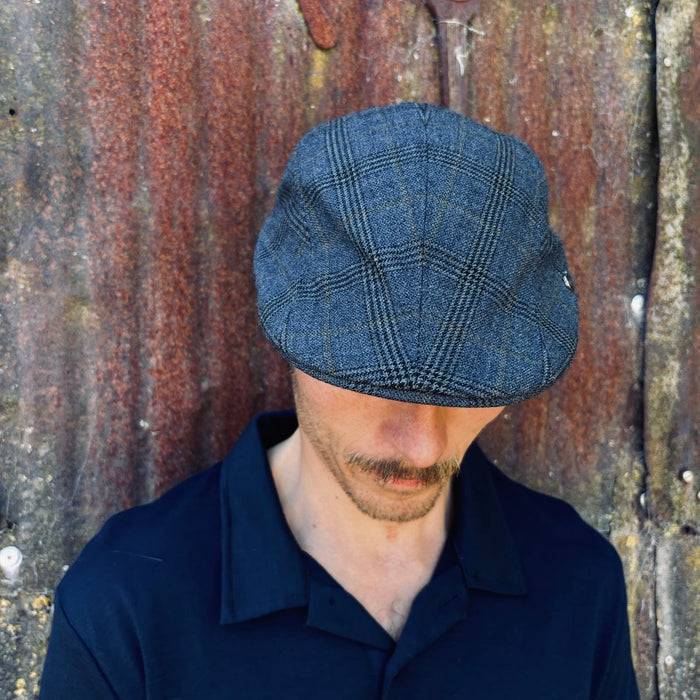 Hills Hats - English Wool Premium Duckbill Powers Check