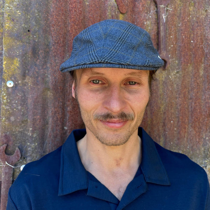 Hills Hats - English Wool Premium Duckbill Powers Check