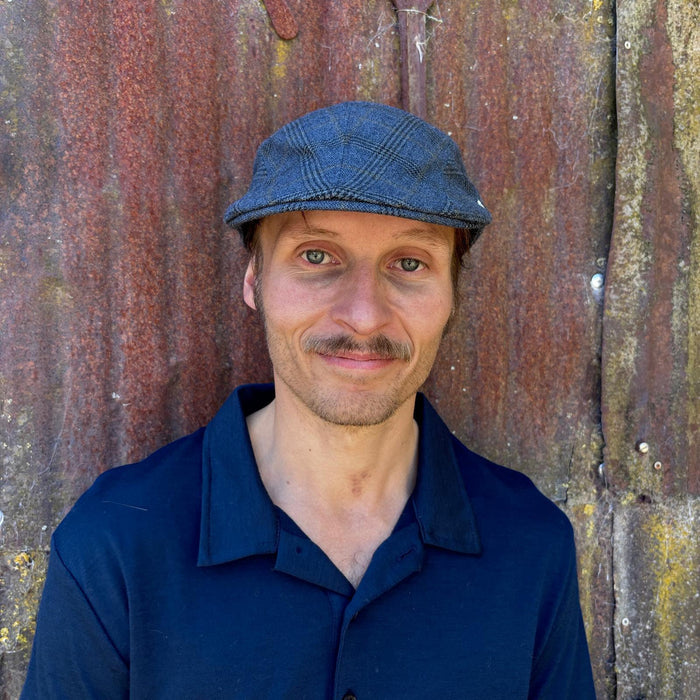 Hills Hats - English Wool Premium Duckbill Powers Check