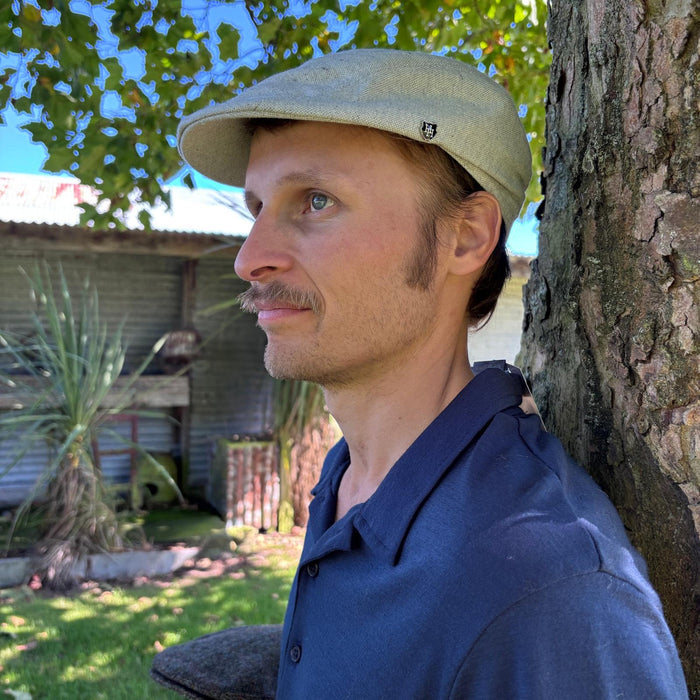 Hills Hats - Linen/Cotton Summer Duckbill Cap - Highland Grey