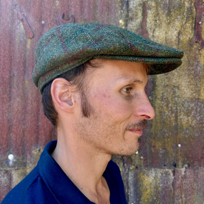 Hills Hats - Premium English Wool Tweed Driving Cap (HH2890)