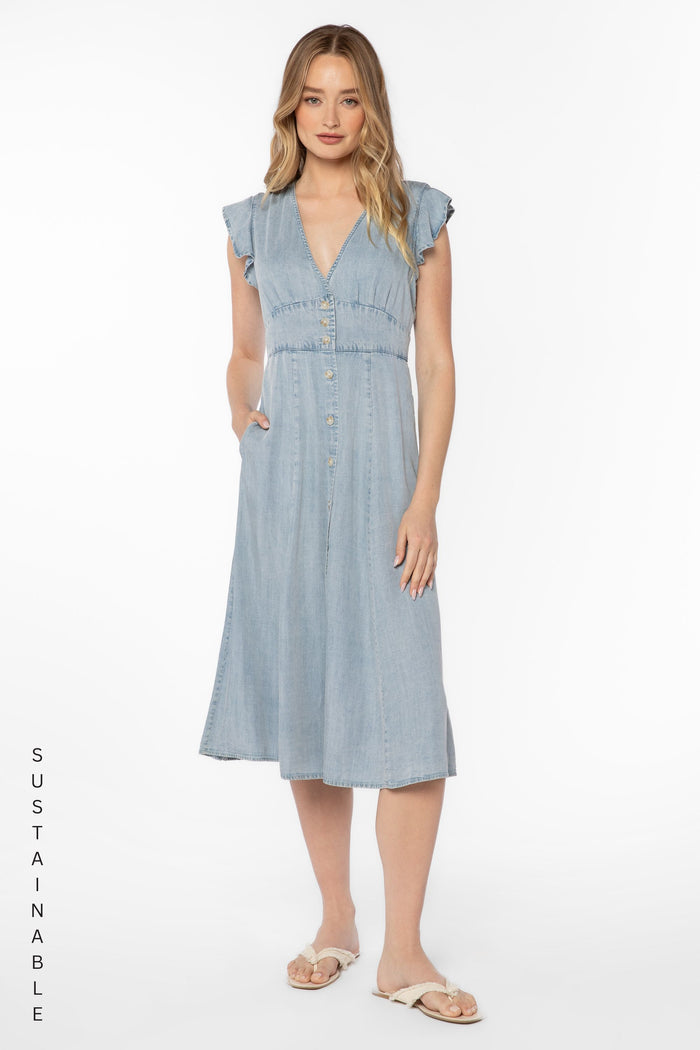 Jem Classic Indigo Dress - Dresses - Velvet Heart Clothing