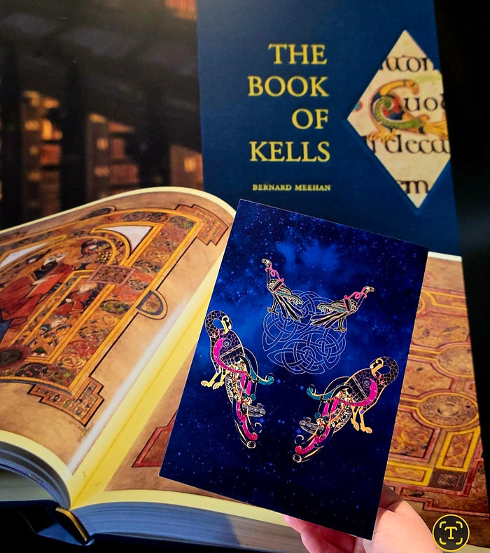 Jennifer Rothwell - Kells Space Mythology Greeting Card