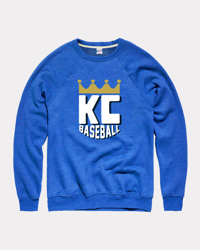 KC Crown Town Baseball Royal Crewneck