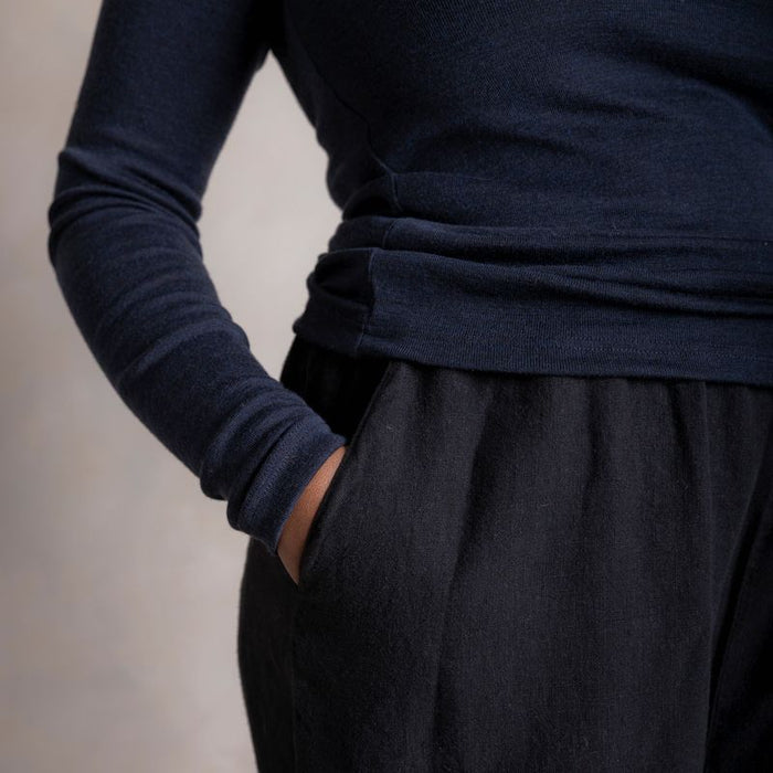 Lark Women's Top - Merino Wool & Silk - Cosmos