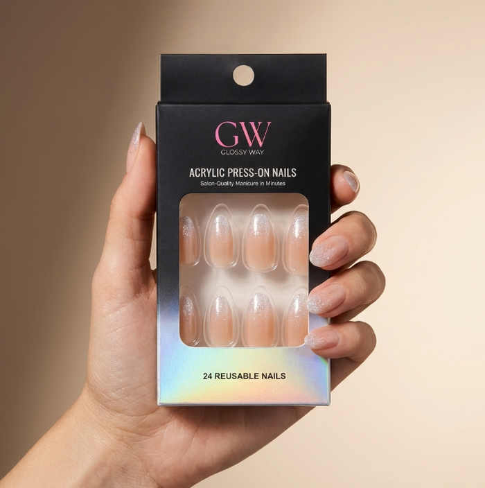 Light Edit Sparkle Ombre Press-On Nails