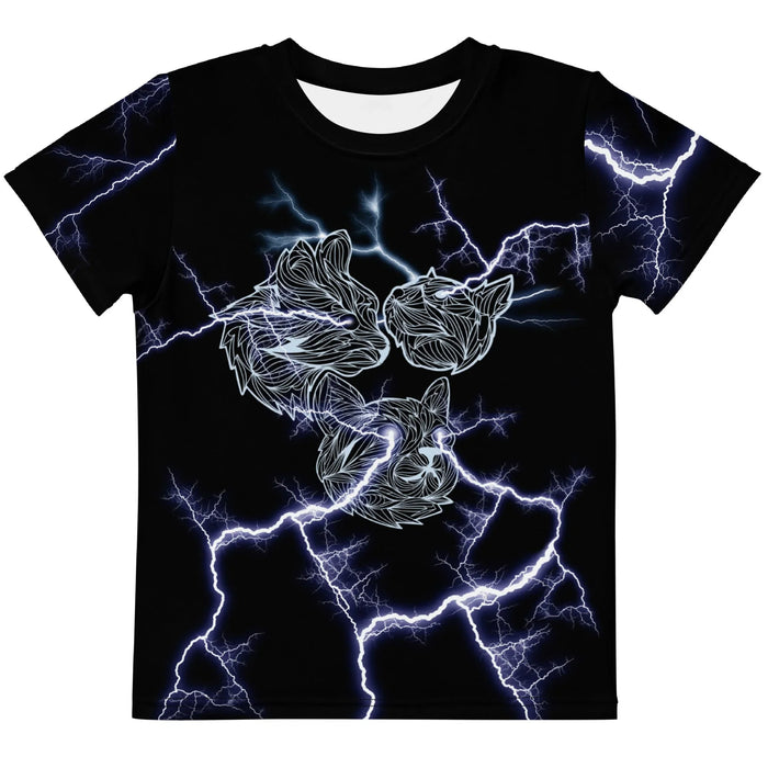 Lightning Cat Kid's Tee - Shirtwascash