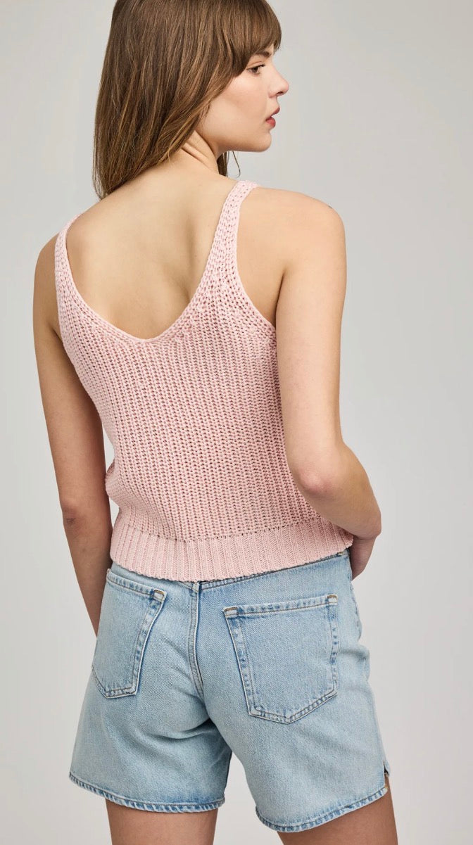 Lizzie Knit Tank - Seashell