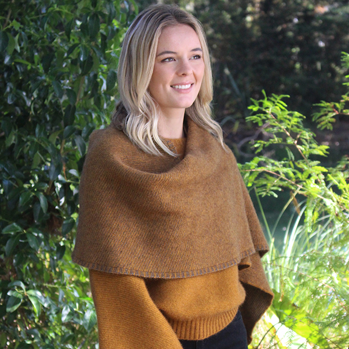 Lothlorian - Bias Scarf (9876) Gold/Charcoal