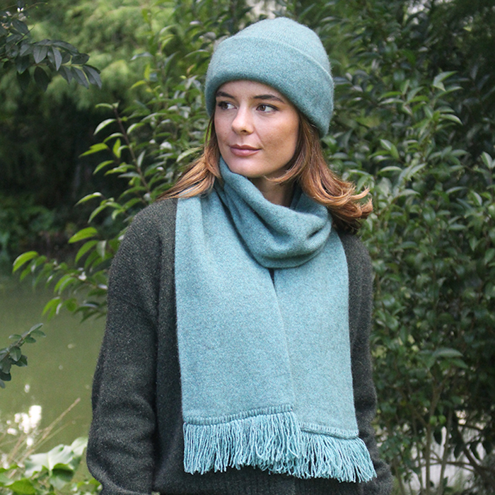 Lothlorian -  Merino Possum Double Layer Plain Scarf