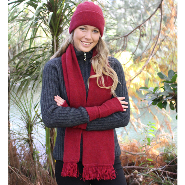 Raspberry Lothlorian - Plain Scarf (9905)