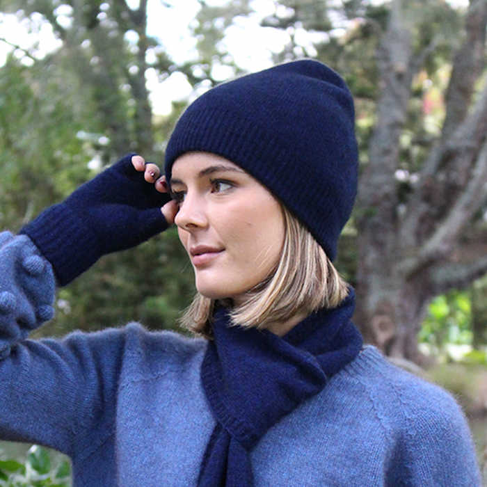 Lothlorian Merino - Possum Double Thickness  Skull Beanie