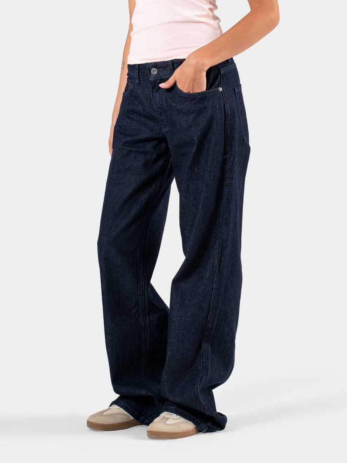 LOW WAIST JEANS BLUE 2