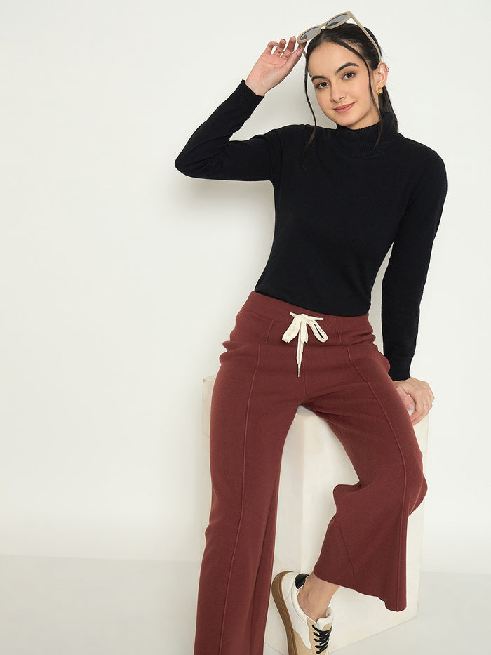 Madame Rust Colour Wide Leg Bottoms