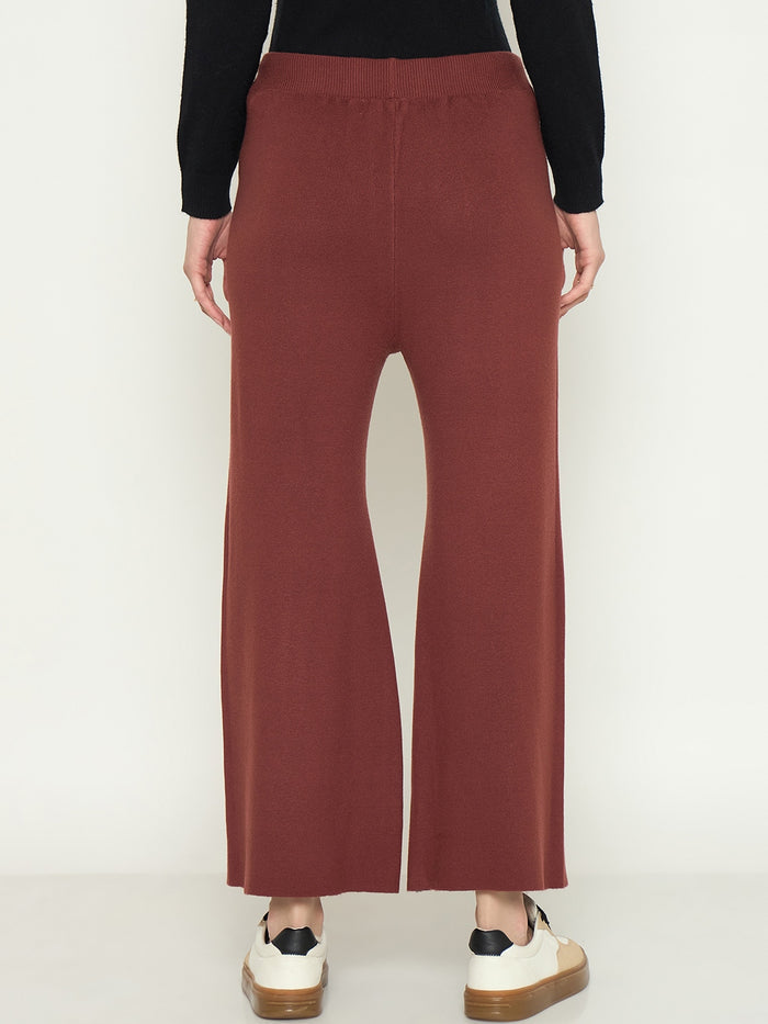 Madame Rust Colour Wide Leg Bottoms