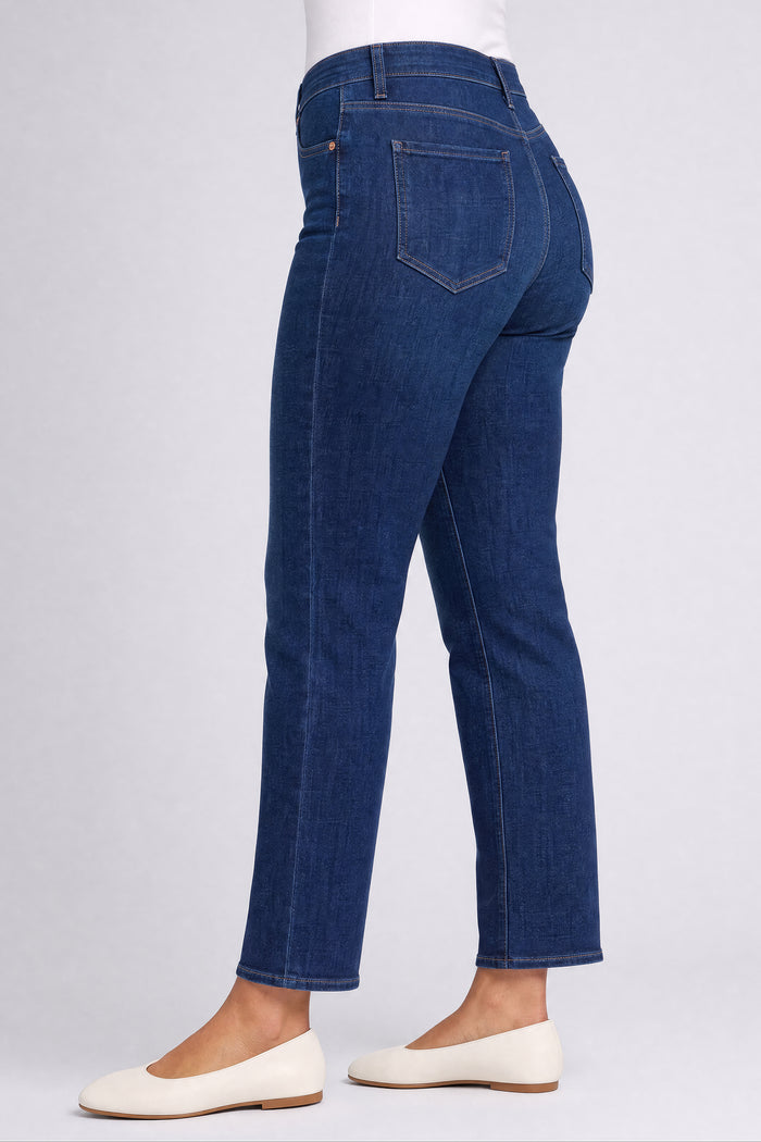 Marilyn Straight Ankle Jeans In Plus Size - After Hours