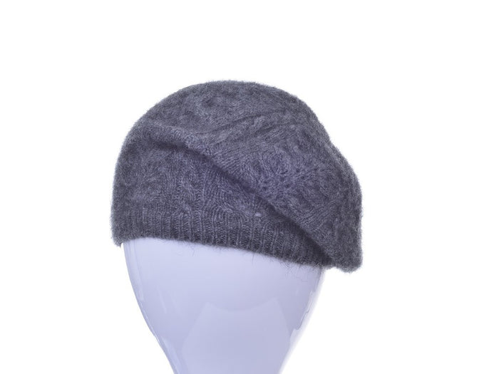 Beret in colour Pewter