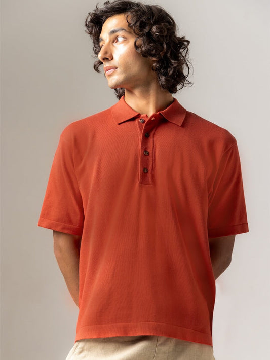 Men's 100% Cotton Regular Fit Tshirt Red