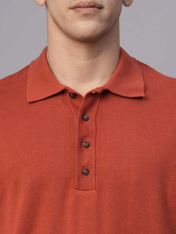 Men's 100% Cotton Regular Fit Tshirt Red