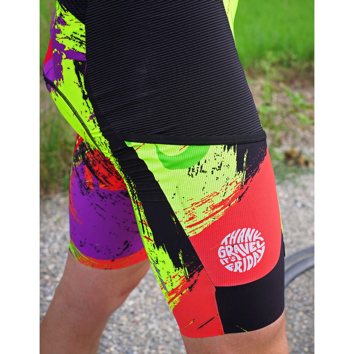 Men's Beyond Gravel TGIF Cargo Bib Short by Giordana Cycling, , Made in Italy