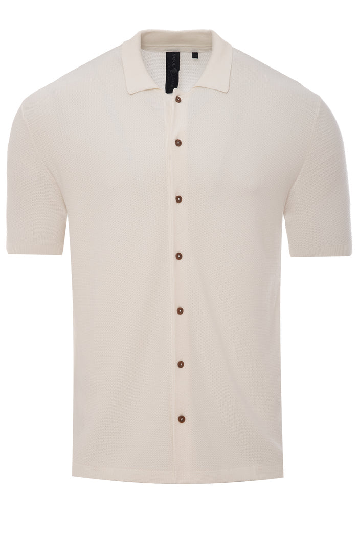 Men's Button-Up Knit Cardigan