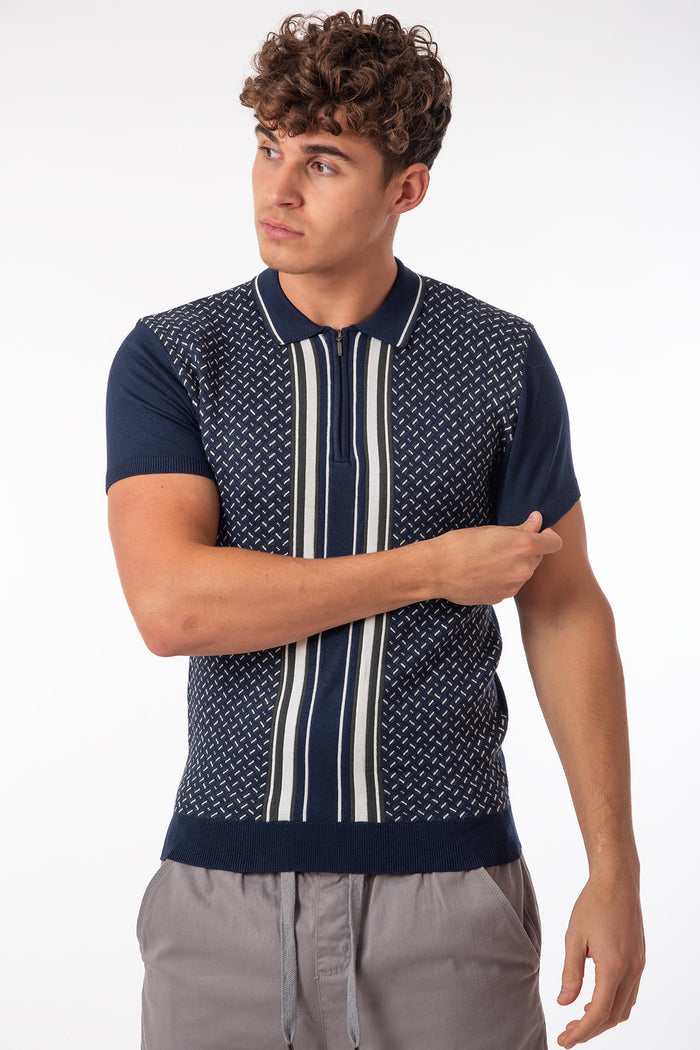 Men's Classic Short Sleeve Knit Sweater