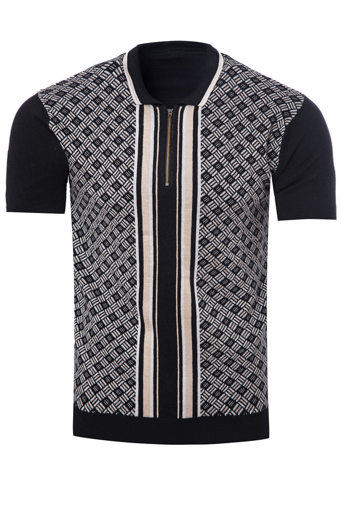 Men's Classic Short Sleeve Knit Sweater
