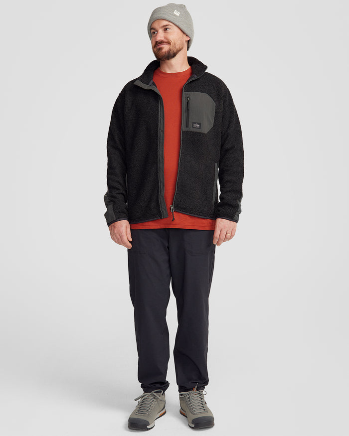 Men's Co-Z High Pile Jacket v3 - Black Stingray