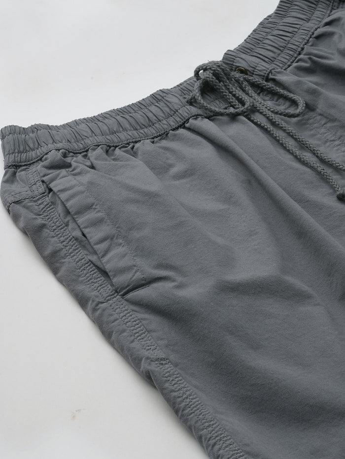 Men's Cotton Regular Fit Shorts Grey