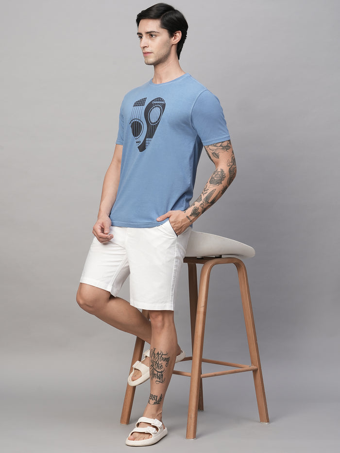Men's Cotton Regular Fit Shorts White