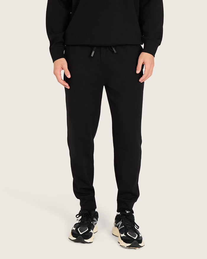 Men's Cuffed Sweat Pants - Black